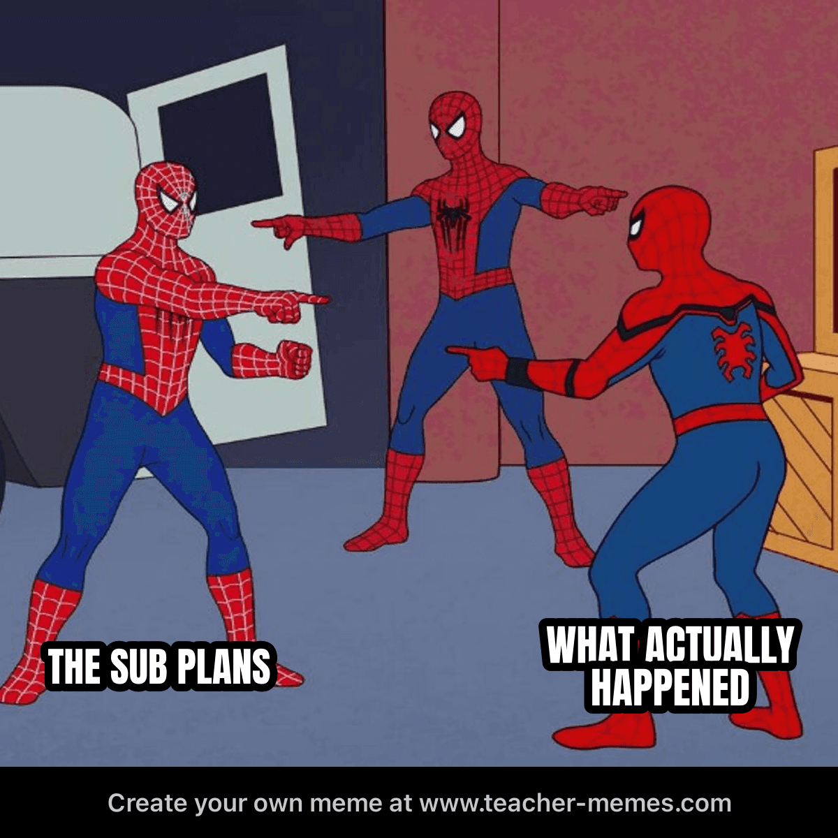 THE SUB PLANS / WHAT ACTUALLY HAPPENED